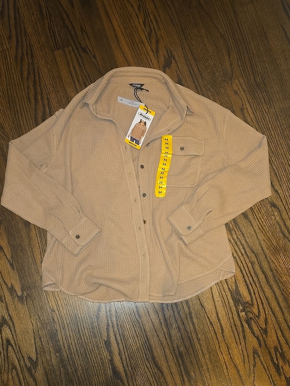Waffle Button Down Shirt